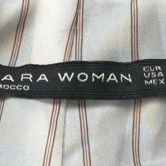 Zara Basic Collection Black One-Button Blazer Small - Picture 5 of 13